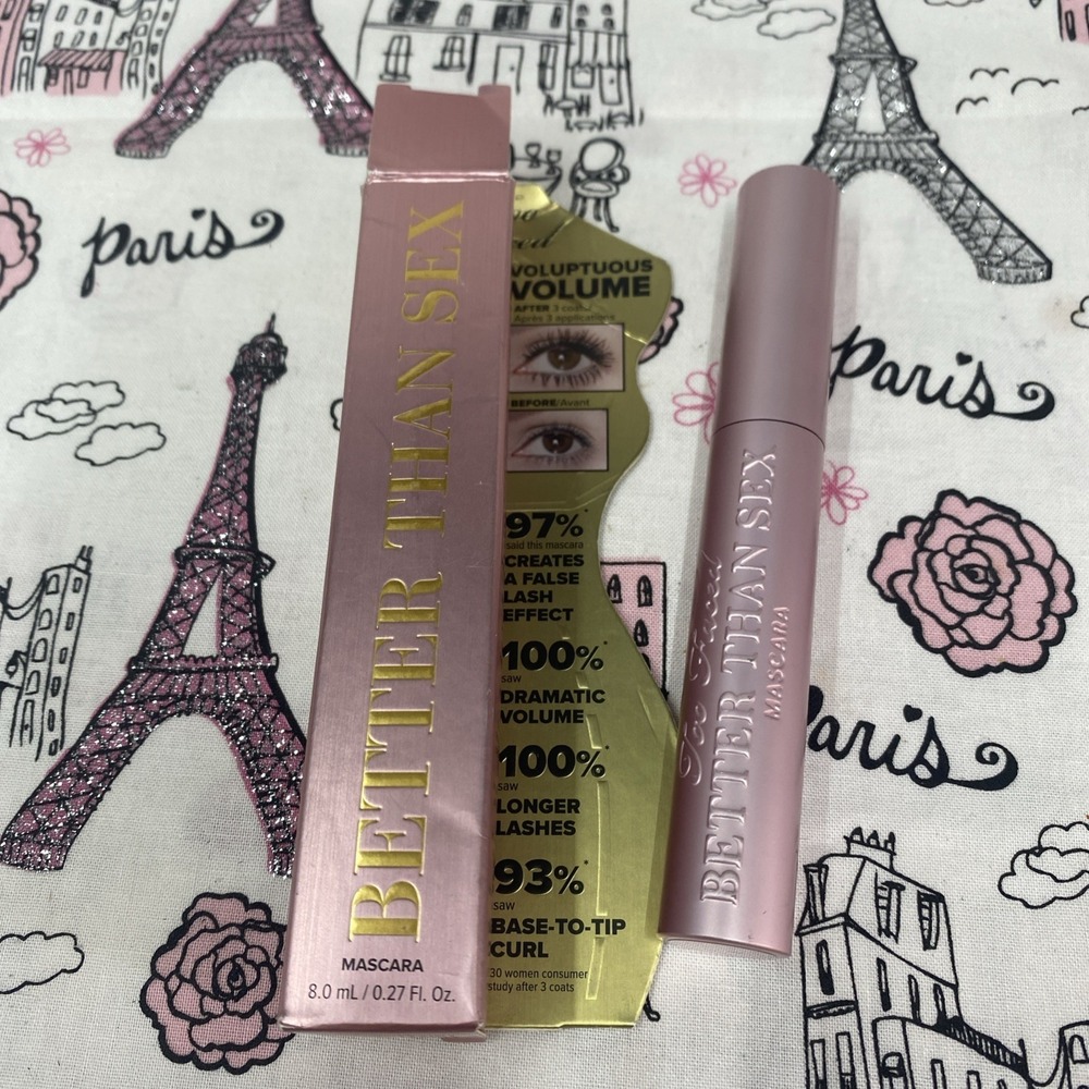Too Faced Better Than Sex Mascara Brand New 100% Authentic